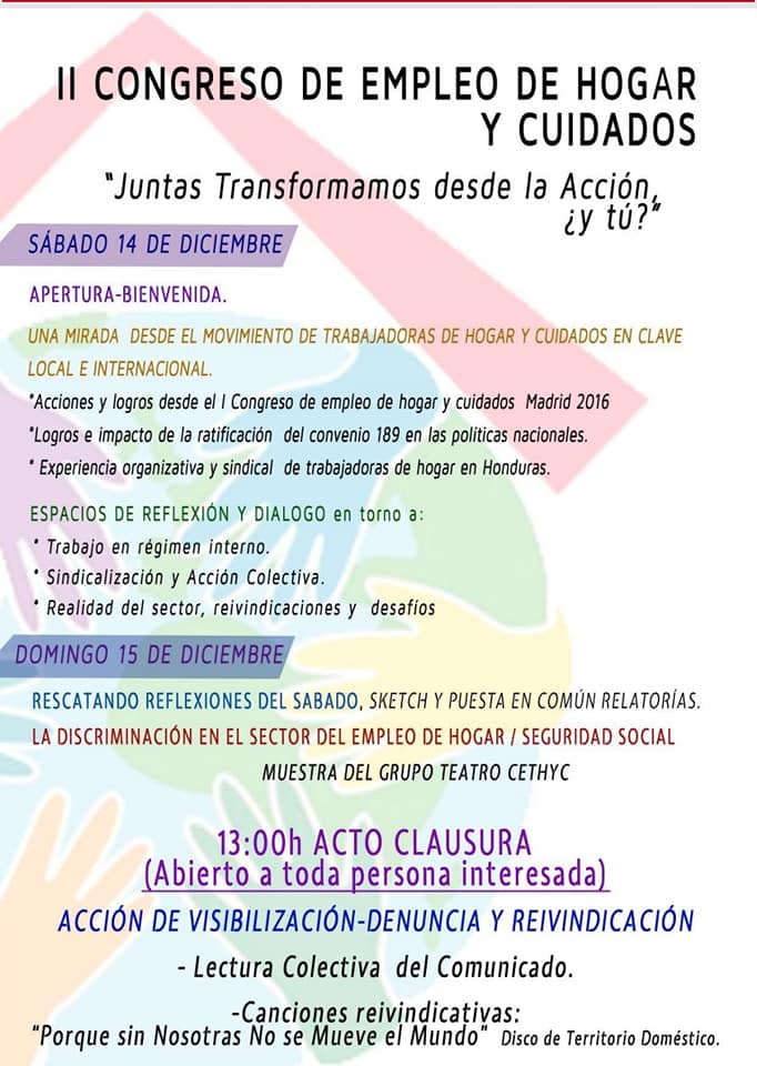 NosotrasGranada's tweet photo. 🚌Estamos listas!
Nos vamos al II Congreso de las Trabajadoras del hogar y los cuidados en #Madrid
El I Congreso fue un hito para Nosotras.
Compartiremos con todas las compañeras las actividades que hemos realizado en este tiempo💪🏿
#VisibilizarParaTransformar
#JuntasTransformamos https://t.co/4Tn8x7QNtB