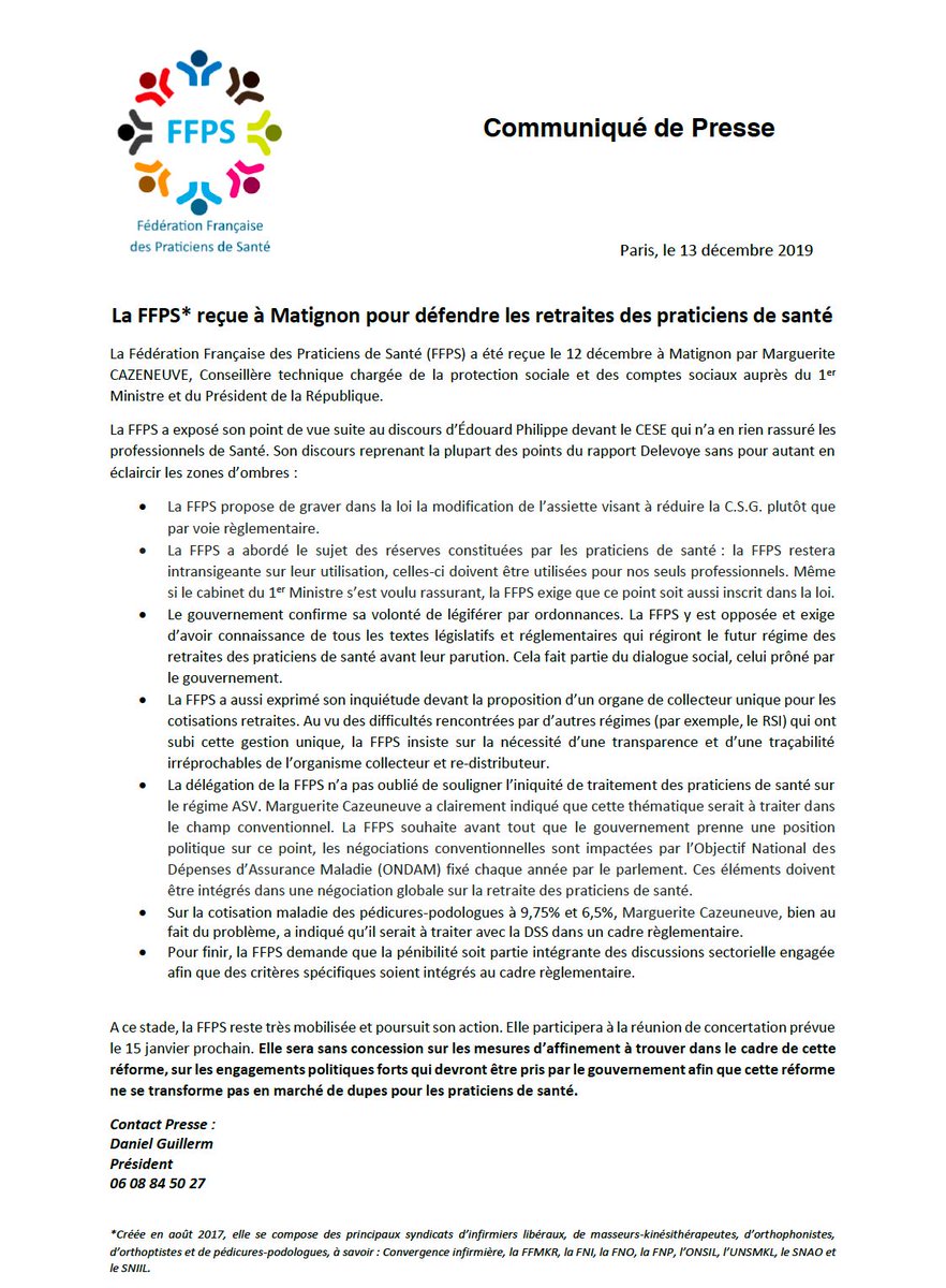 Fédération Française des Praticiens de Santé tweet media