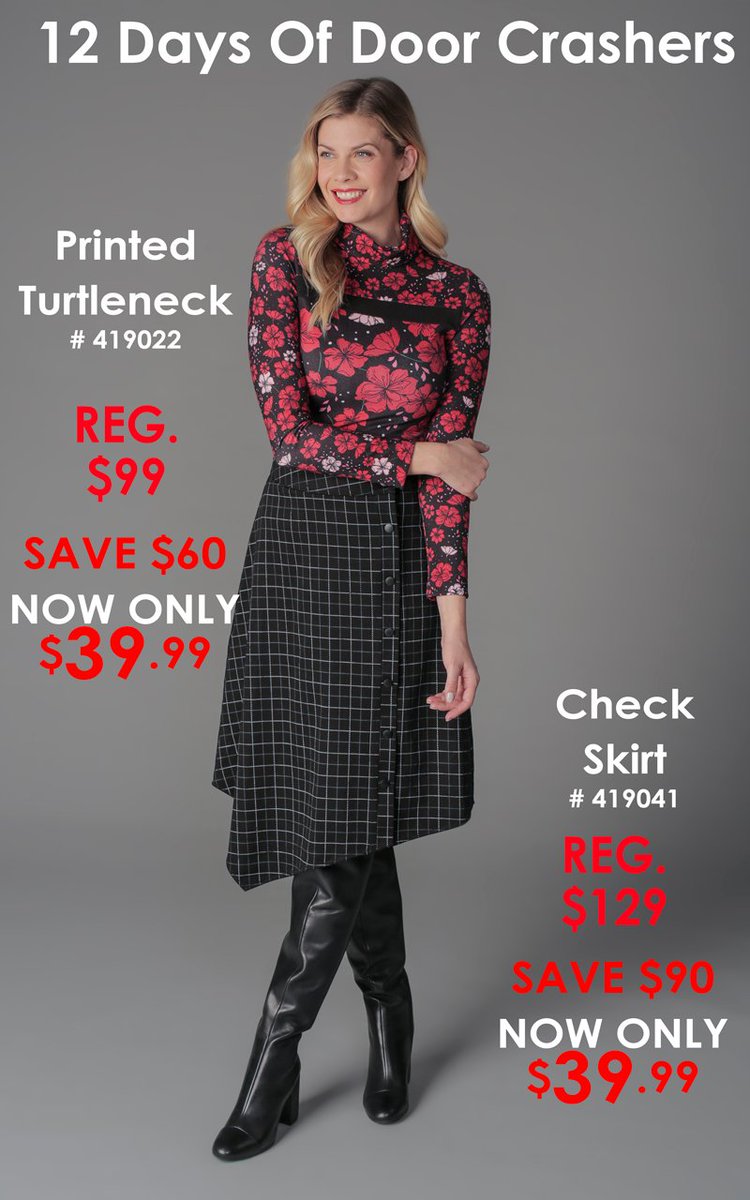 spannerfashion's tweet photo. Our holiday 'Door Crasher' sale begins today! 

Now you can treat yourself.

Visit our retail locations:

@stjacobsvillage 
@cfshopsdonmills 
@BlueMtnVillage 

#SPANNER #GabbyIsabella #HolidaySale #Kitchener #StJacobs #Toronto #BlueMountain https://t.co/EfoBML0JAD
