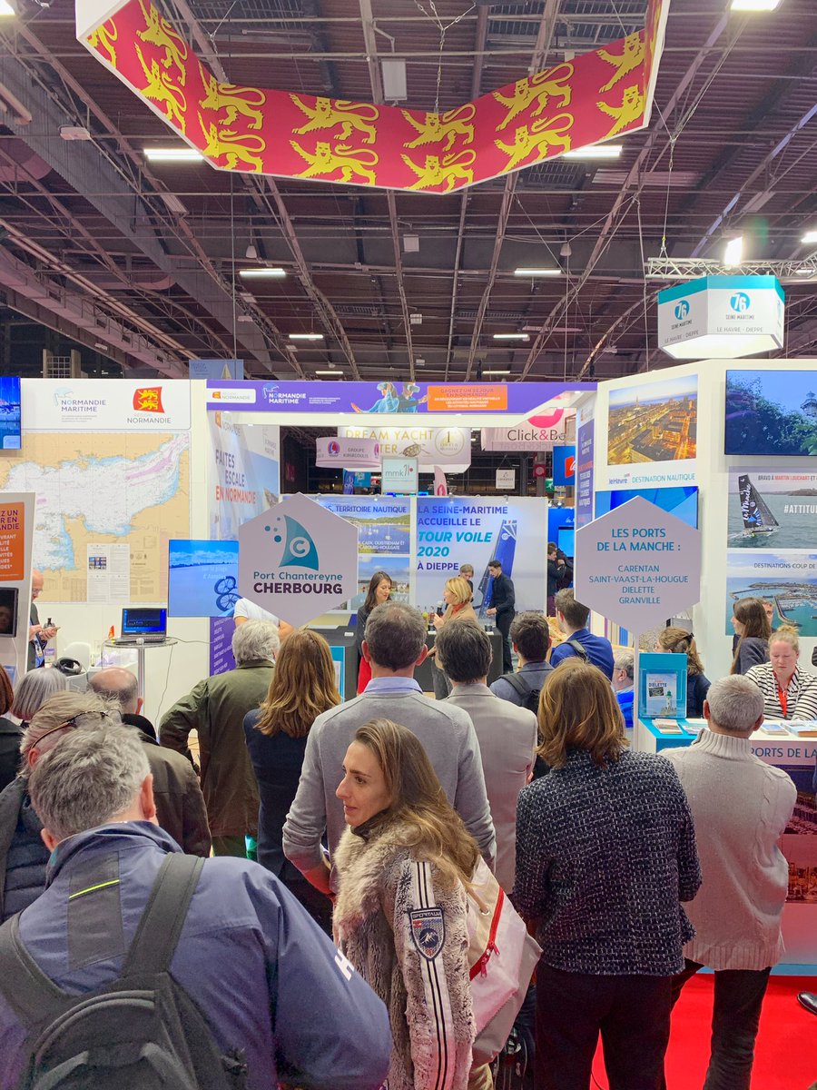 seinemaritime's tweet photo. #SPORT ⛵️ Ce soir, la Seine-Maritime et plus généralement la Normandie sont à l’honneur au salon du nautique de Paris 
Le littoral, source d’attractivité touristique &amp; d’activité économique pour notre territoire https://t.co/03X27dkk9S