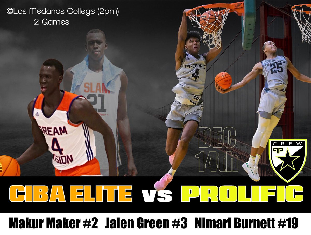 Prolific Prep (@prolificprep) on Twitter photo Saturday Dec. 14th at 2pm, <a href="/ProlificPrep/">Prolific Prep</a> plays CIBA Elite with Makur Maker <a href="/MakurMaker/">MK</a> at Los Medanos College in Pittsburg, CA <a href="/losmedanos/">Los Medanos College</a> - At Noon <a href="/GSP_Bball/">GoldenStatePrepBball</a> Black plays Grey in a program battle. Both games (Noon and 2pm) at Los Medanos College 2700 E. Leland Rd. Pittsburg, CA Saturday Dec. 14th at 2pm, <a href="/ProlificPrep/">Prolific Prep</a> plays CIBA Elite with Makur Maker <a href="/MakurMaker/">MK</a> at Los Medanos College in Pittsburg, CA <a href="/losmedanos/">Los Medanos College</a> - At Noon <a href="/GSP_Bball/">GoldenStatePrepBball</a> Black plays Grey in a program battle. Both games (Noon and 2pm) at Los Medanos College 2700 E. Leland Rd. Pittsburg, CA
