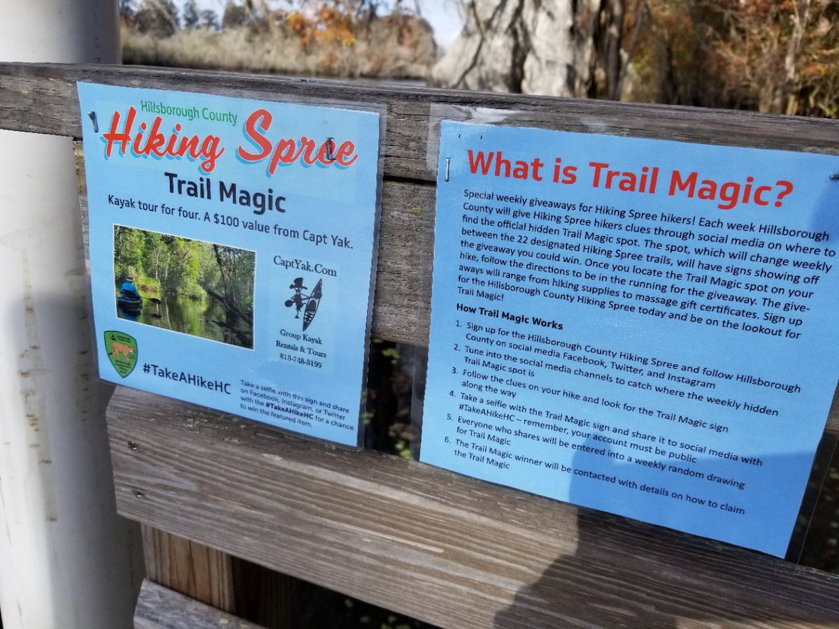 HillsboroughFL's tweet image. #TrailMagic is back in Lettuce Lake Park this week! "Canoe" guess where it is? 

This week’s prize is from Captain Yak! 🛶