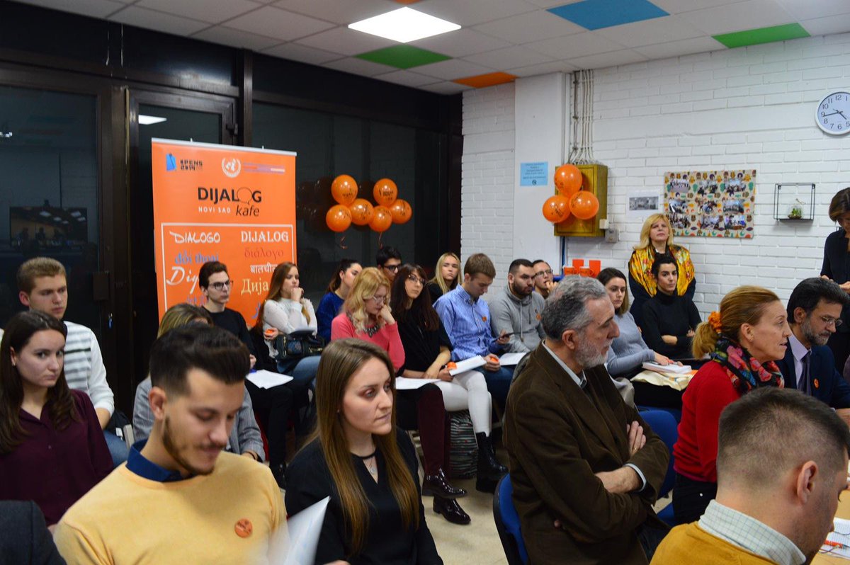 unaserbia's tweet photo. #DialogueCafe Novi Sad opened in cooperation with @DialogueCafe Association and @opens2019!
Big news for @DialogueCafeSRB which also includes Belgrade and Novi Pazar as part of #DialogueCafeNetwork.
Thank @FrancoiseJ_UN Resident Coordinator @UNCT_Serbia for her big support. #UN75 https://t.co/JWysoW7UDE