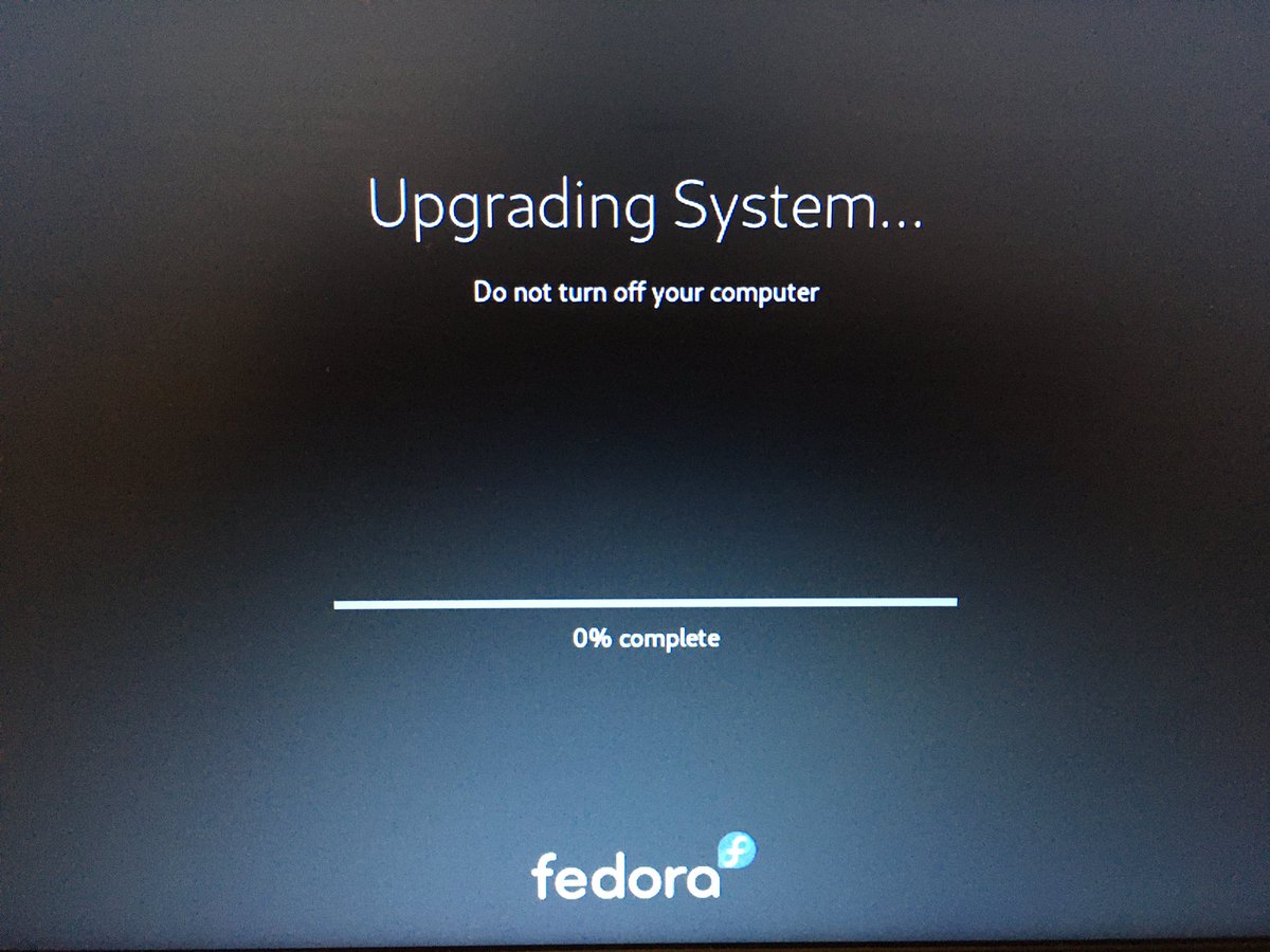 1denwin's tweet photo. Fedora 30 => Fedora 31 / Well, time to upgrade OS. #fedora #linux https://t.co/Lg7S32SkBe