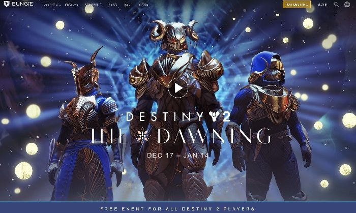 MMORPGcom's tweet image. The Dawning Comes to Destiny 2 on December 17 dlvr.it/RLDqfg