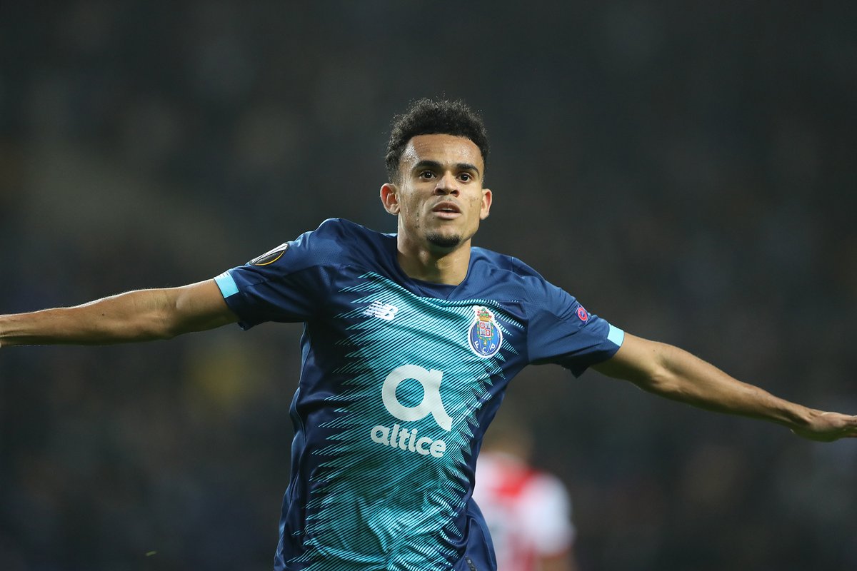 FCPorto's tweet photo. 🐉 @LuisFDiaz19 💪
⚽ Oitavo golo esta temporada

#FCPorto #FCPFEY #UEL https://t.co/XKMgxFZ3Zj