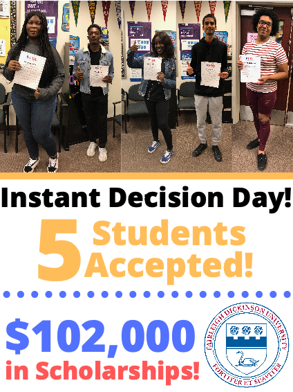 Guid_FTPSchools (@guid_ftpschools) on Twitter photo FHS hosted Fairleigh Dickinson U. for an Instant Decision Day! 5 were accepted on site, with one admitted to the Associates program. Congratulations Abiola Babalola, Noelia Rodriguez, Vishal Maliwana, Nana Prempeh, Issata Sesay and Edward Turay. <a href="/FTPSchools/">FTPSchools</a> <a href="/FHS_FTPSchools/">Dr. Nicholas Solomon</a> FHS hosted Fairleigh Dickinson U. for an Instant Decision Day! 5 were accepted on site, with one admitted to the Associates program. Congratulations Abiola Babalola, Noelia Rodriguez, Vishal Maliwana, Nana Prempeh, Issata Sesay and Edward Turay. <a href="/FTPSchools/">FTPSchools</a> <a href="/FHS_FTPSchools/">Dr. Nicholas Solomon</a>