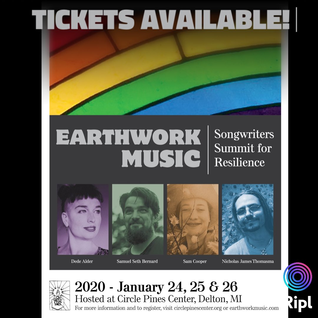 Hope you can join us for a creative, healing, and visionary weekend. s.ripl.com/vvzy8v  #tickets #available #earthworkmusic #songwriting #songwritersretreat #resiliance via ripl.com