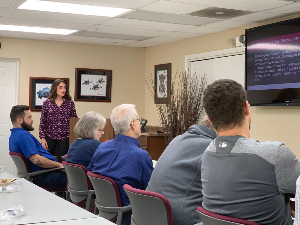 We had great participation at our Social Media Lunch and Learn. We discussed how our employees can contribute and engage on social media to help grow our business. Thanks to everyone who attended. Let's keep the momentum going! Be ready to hear from us more often 😀