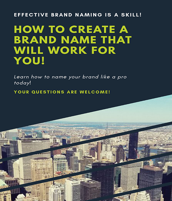 MosClement's tweet photo. Ultimate Guide: How to Create a Brand Name That Will Work for You! Your brand name should help you in attracting customers, driving sales & getting brand recognition! #BrandName #NamingTips #ThinkonyScore #AskThinkony https://t.co/Dk7JHkgkha RT @Thinkony https://t.co/lh20aKSJMo
