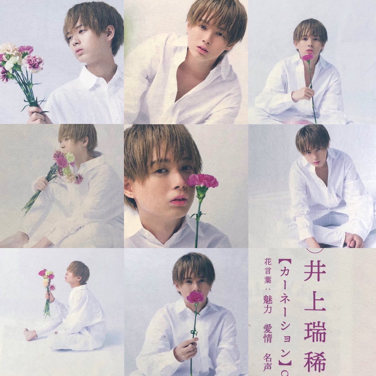 ぽん على تويتر 井上瑞稀 カーネーション 大切な言葉 ニノの 個人の仕事はグループ還元しなきゃいけない ファンの方もそれを聞いたら安心さるしね 私も将来売れた時に言おうかなって思ってるよ笑 瑞稀くんのその考え方に救われてるファンは沢山いるよ 救われて