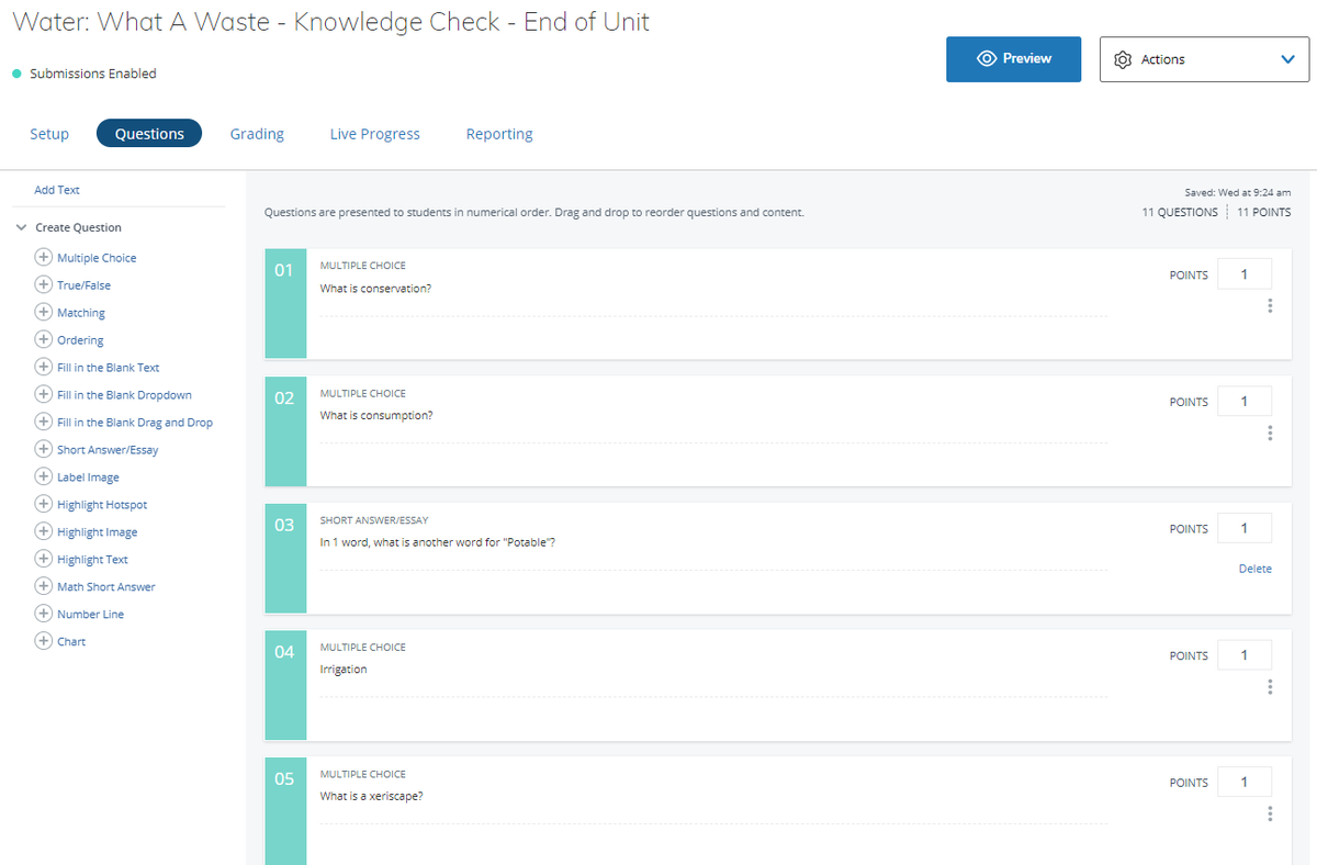 bsher4edu's tweet photo. DAY 7: I used the assessment tool in @Schoology for pre/post-test in our #STEM class here @AMCMSBobcats. It is so nice to see the areas where students learned a LOT and the places where I may need to make adjustments for future teaching! #csisd12 #betterlatethannotatall https://t.co/QJ5cqMmcko