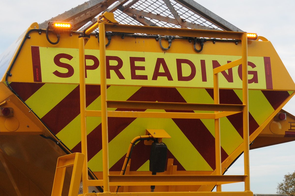 Gritters aren't scheduled to go out tonight, but they are on standby to go out at 3am if required.

The temperatures are being monitored throughout the night.