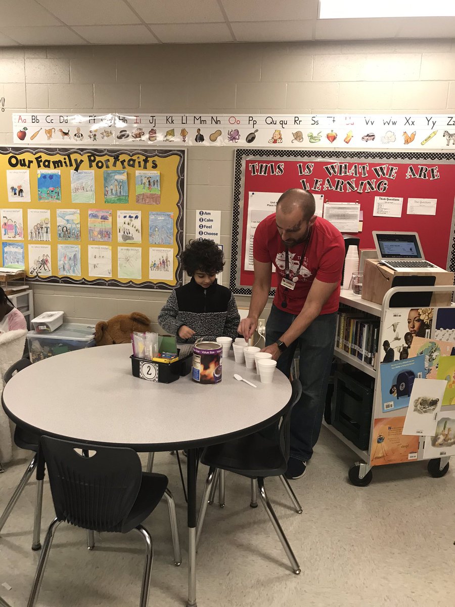 guilloryteach's tweet image. What a surprise treat! “The Best Librarian Ever” @MattVillasana showed up with hot chocolate for our class today!  #CRFamily #CRETeach