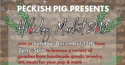 EvanstonEdge's tweet photo. Find the perfect holiday gifts while enjoying a beer or glass of mulled wine at the @PeckishPig Holiday Market this Sunday, Dec. 15 from 2 to 5 p.m. https://t.co/7cP7LfqWns https://t.co/pquZiHBddI