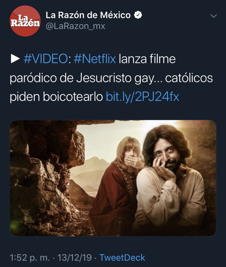 JavierdeZC's tweet photo. Las personas que profesamos una fe no tenemos por qué quedarnos callados mientras se burlan  de nuestras creencias y de nuestro Dios.

Me uno al reclamo y animo a que todos los católicos hagan lo mismo. #NoTeMetasConMiFe https://t.co/jZwpQFXTEs