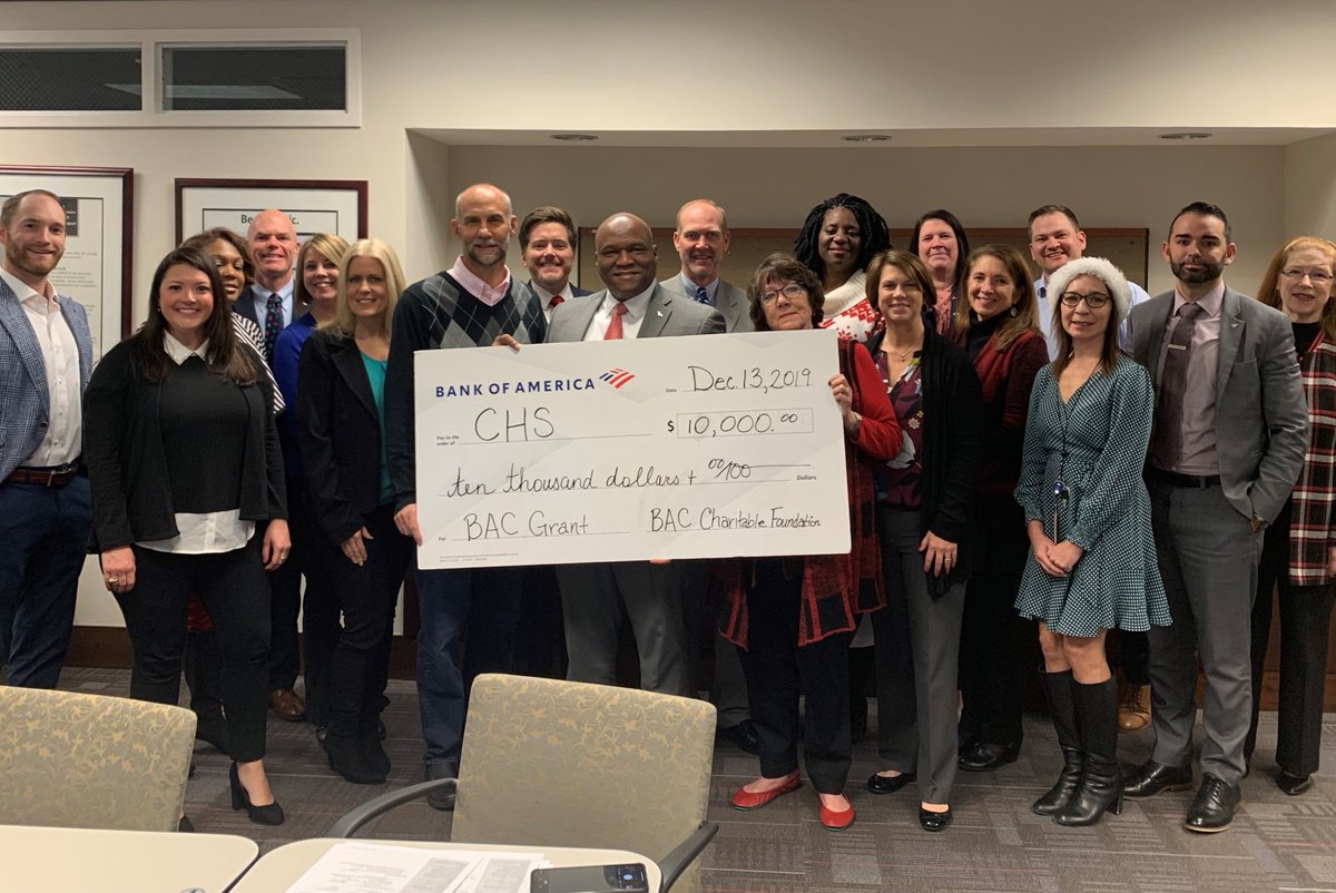 Thank you to our friends/volunteers at @BankofAmerica for their tremendous support of our home repair program! Because of Bank of America, CHS will be able to make more homes warmer, drier and safer in #Guilford County! #BofAVolunteers @dereketriad @79_cmpayne