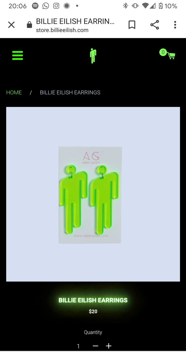 Hey <a href="/billieeilish/">billie eilish</a> fans - the #blohsh earrings are available on the website again! 🎉 #BillieEilish