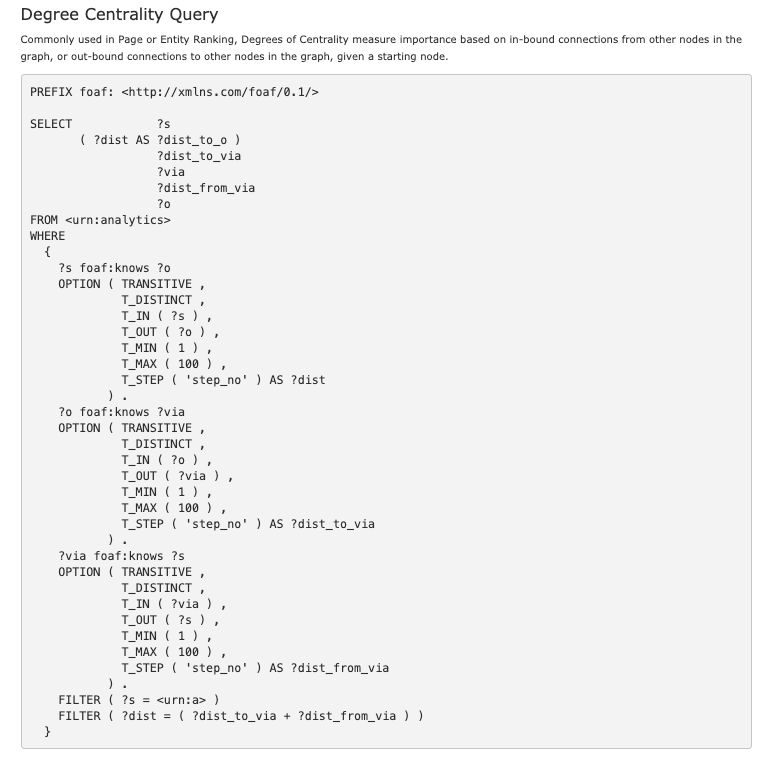 kidehen's tweet photo. Transforming recent #GraphAnalytics using #SPARQL-BI post into a #KnowledgeGraph in its own right, courtesy of our #URIBurner #LinkedData generation, lookup, and meshing service.
https://t.co/e2fnLZ7uCJ
#SPARQLBI #GraphDatabase #VirtuosoRDBMS https://t.co/TyW5UKGPXN