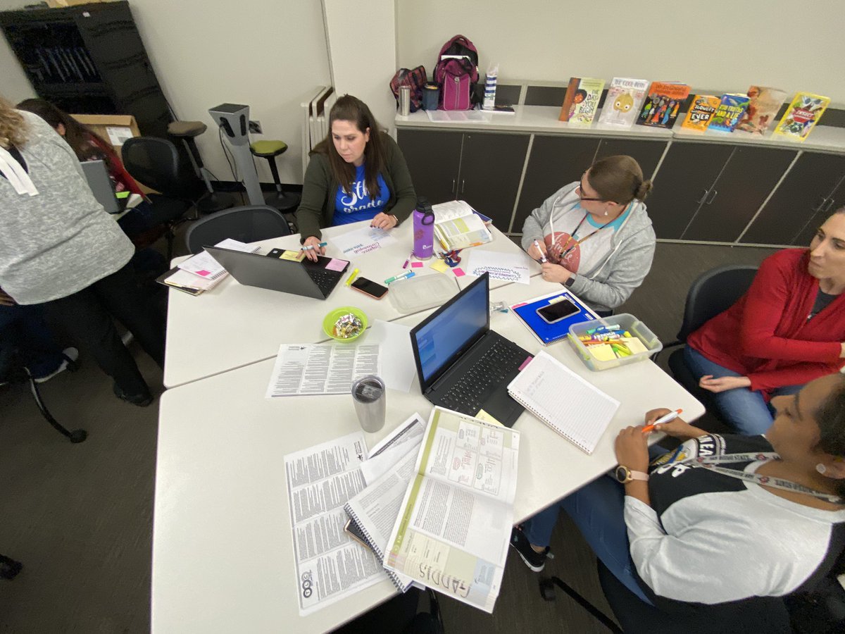 cloyacano's tweet photo. #NCISD 5th grade teachers creating conferring toolkits with @whitney_larocca #ncisdworkshop #NCISDPLN @NCInstruction https://t.co/XqCMVN8w0J