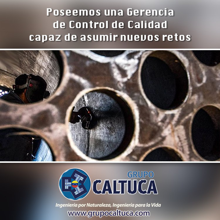 GCaltuca's tweet photo. La Gerencia de Control de Calidad del Grupo Caltuca: Asumiendo nuevos retos. https://t.co/N1v0ooRATw #Venezuela #Noticias  #FelizViernes #Diciembre2019 #Gerencia #Gcaltuca #CTI #Caltuca #TalentoHumano https://t.co/VgfbNv0bZH