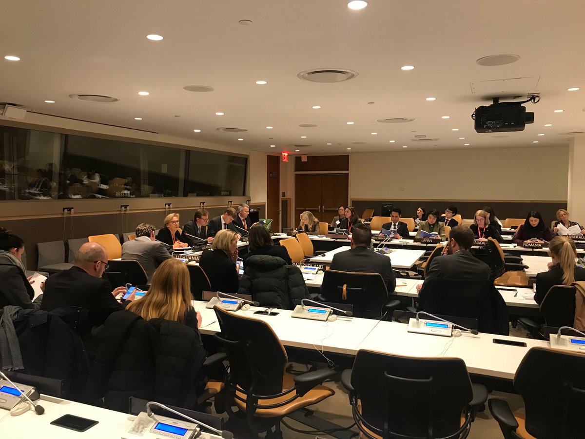 PLinUN's tweet photo. Today 🇵🇱 🇬🇧 & 🇦🇷 organized a meeting of the States Parties of the International #Humanitarian Fact-Finding Commission with participation of its First Vice-President, Dr. Elżbieta Mikos-Skuza. #IHFFC is a permanent body established to respond to incidents in relation to #IHL. https://t.co/yFIrp8eD8c