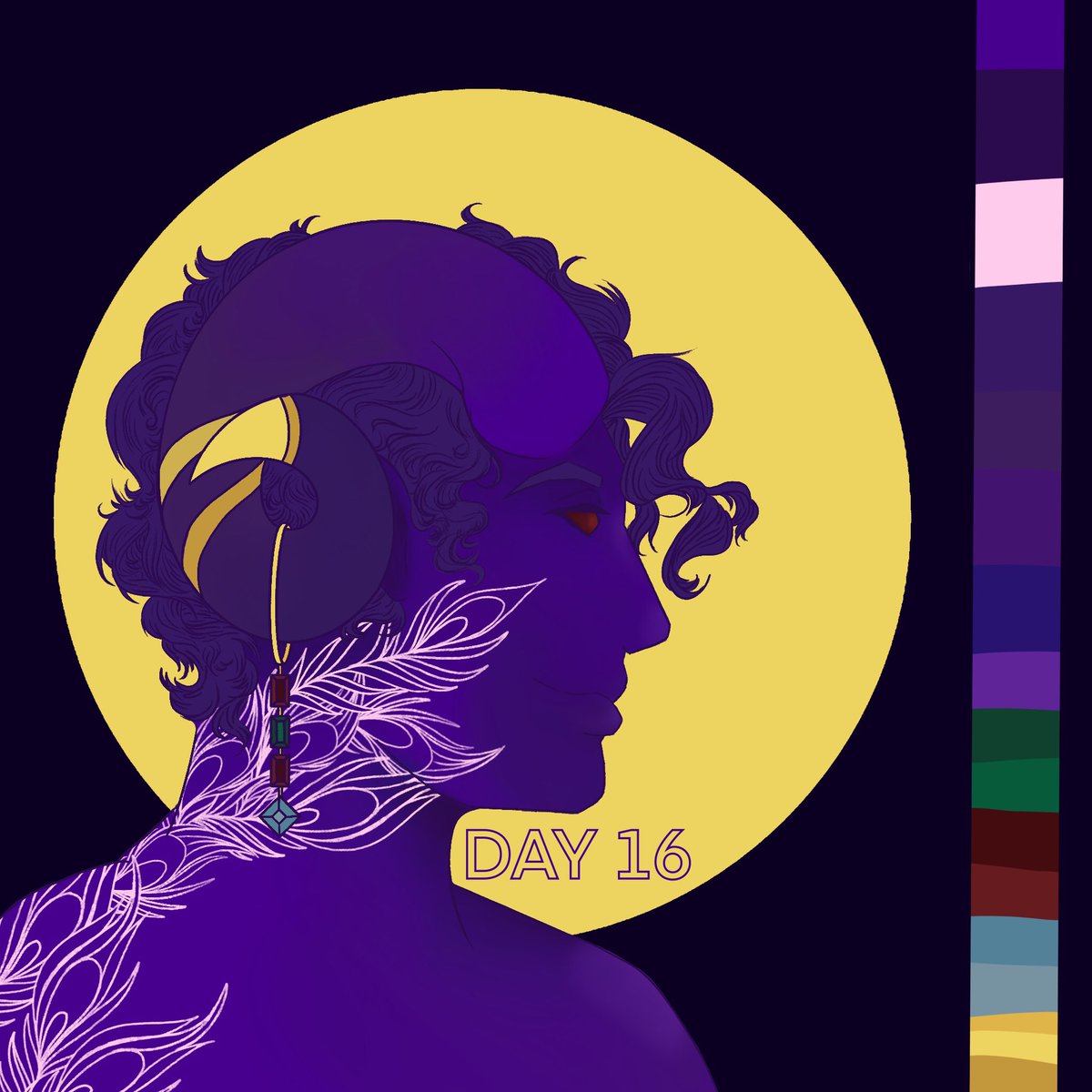 Mollymauk gets his one tweet because I love  @executivegoth too much. Long may he reign bitches  @CriticalRole  #criticalrolefanart  #criticalrole  #mollymauk  #MollymaukTealeaf