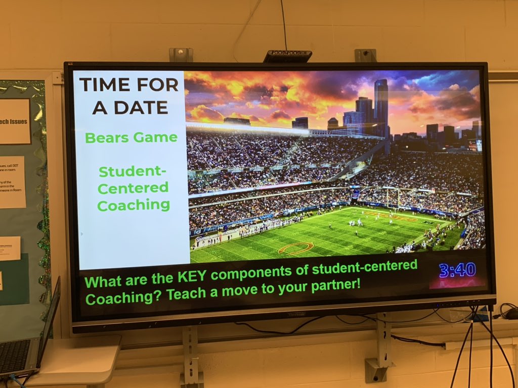 Ashleewms's tweet photo. @LyleWendy is rocking it out with the new #litleaders! Which coaching moves have you tried this year? #vbschools #coaching #literacyleaders https://t.co/ckxRRZrpJv