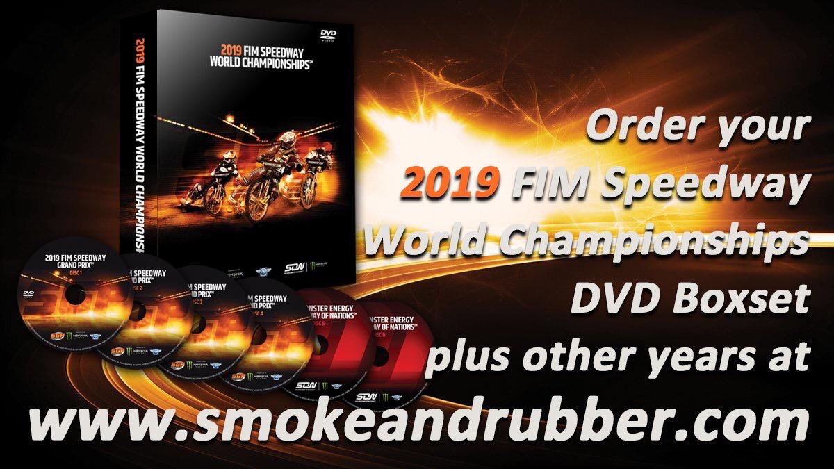 KLSpeedway's tweet photo. ⭐️ COMPETITION TIME ⭐️

To be in with a chance of winning a 2019 FIM Speedway World Championships DVD Boxset📀, simply FOLLOW this page and RT this post.

Winner to be announced Sunday🔜

Alternatively guarantee yourself a copy via the link below👇🏻
https://t.co/J6Wtl6v193 https://t.co/tvZLHkFLCf