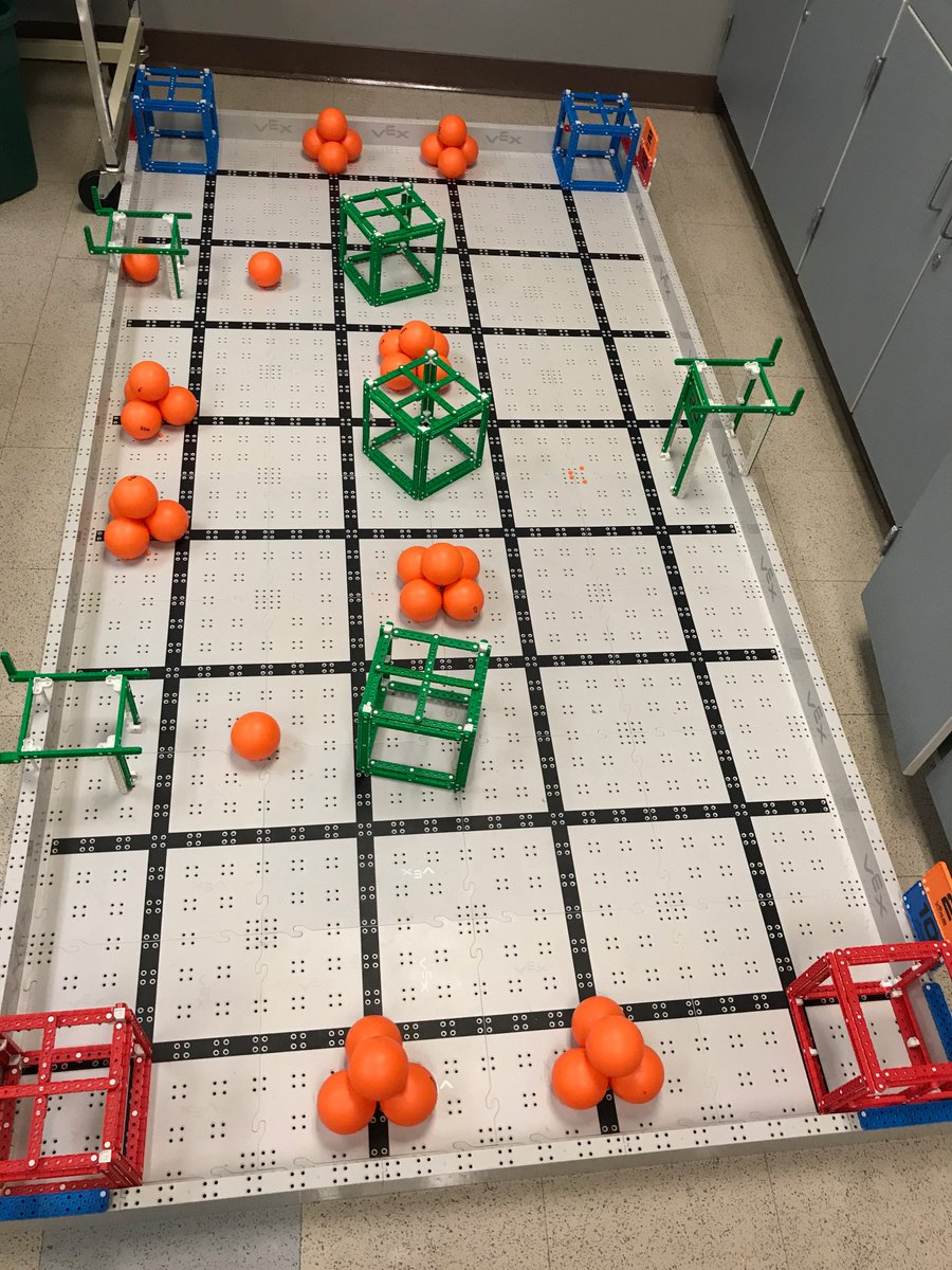 'Twas the night before competition, and all through the school, not a robot was stirring, not even a cue (robot).
Team Members were nestled all snug in their beds,
While visions of cubes and spheres danced in their heads...
See you at Triton Central MS 
#proud2bMIS #vexrobotics