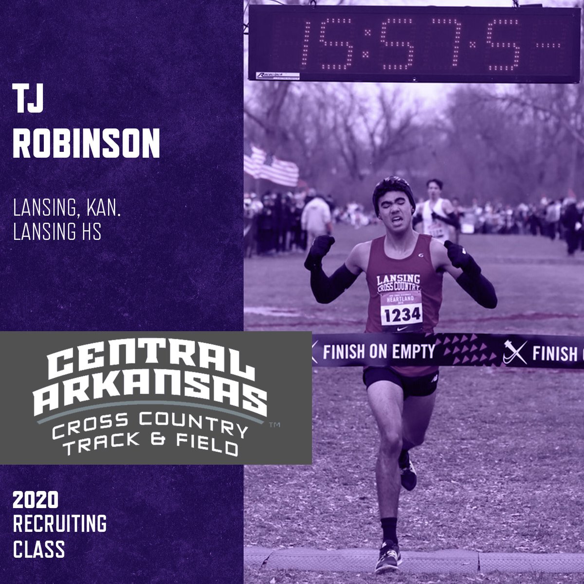 Welcome to Bear Nation TJ Robinson!!! We're excited to have you join our family!!!

2019 Nike Cross Nationals Heartland Regional Champion
2019 Kansas High School State Champion in the 800m

#BearClawsUp 🐻