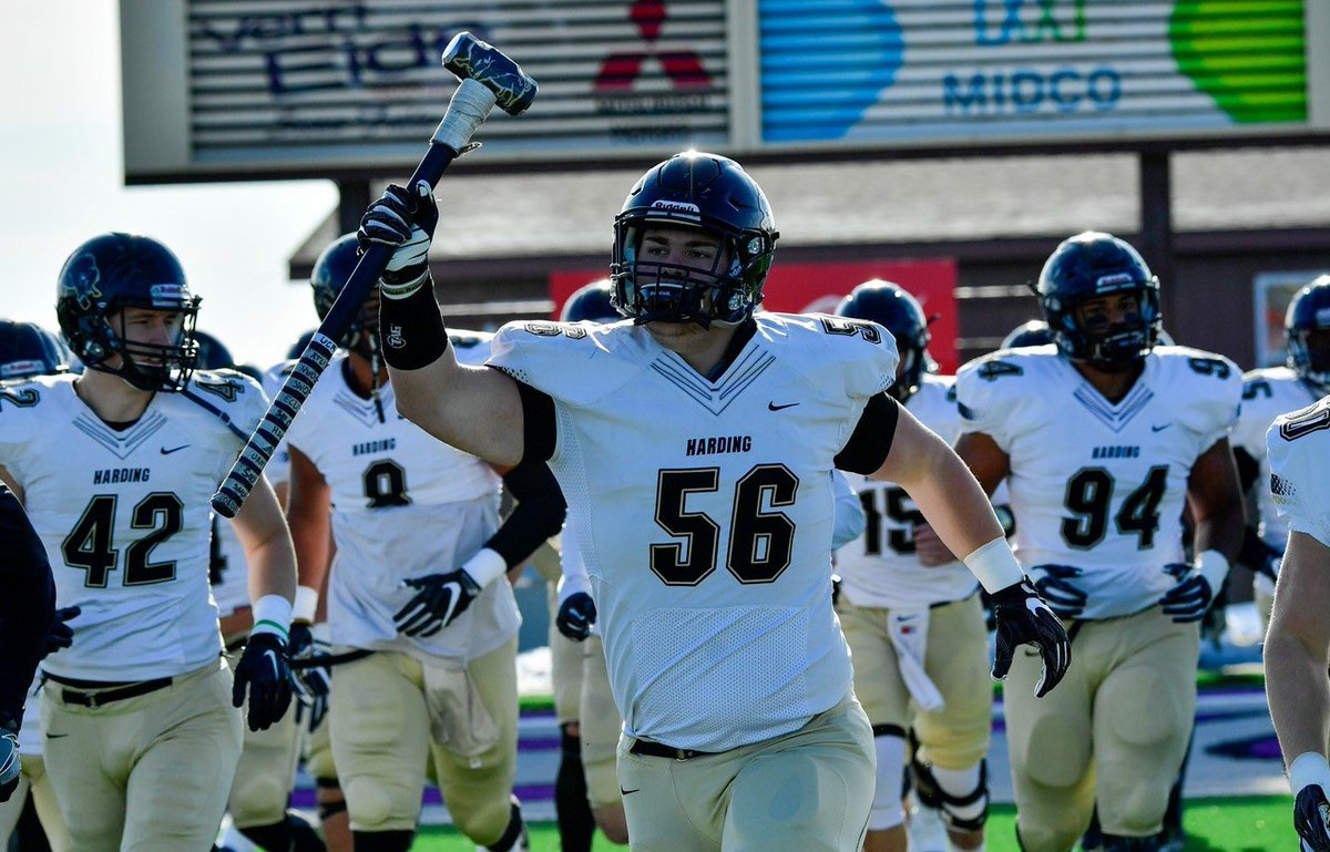 Mbdixon7's tweet photo. After a conversation with Coach Matt Underwood, I am extremely blessed to say I have received an offer to further my athletic and academic career at Harding University! https://t.co/Tj5jDYeVO0