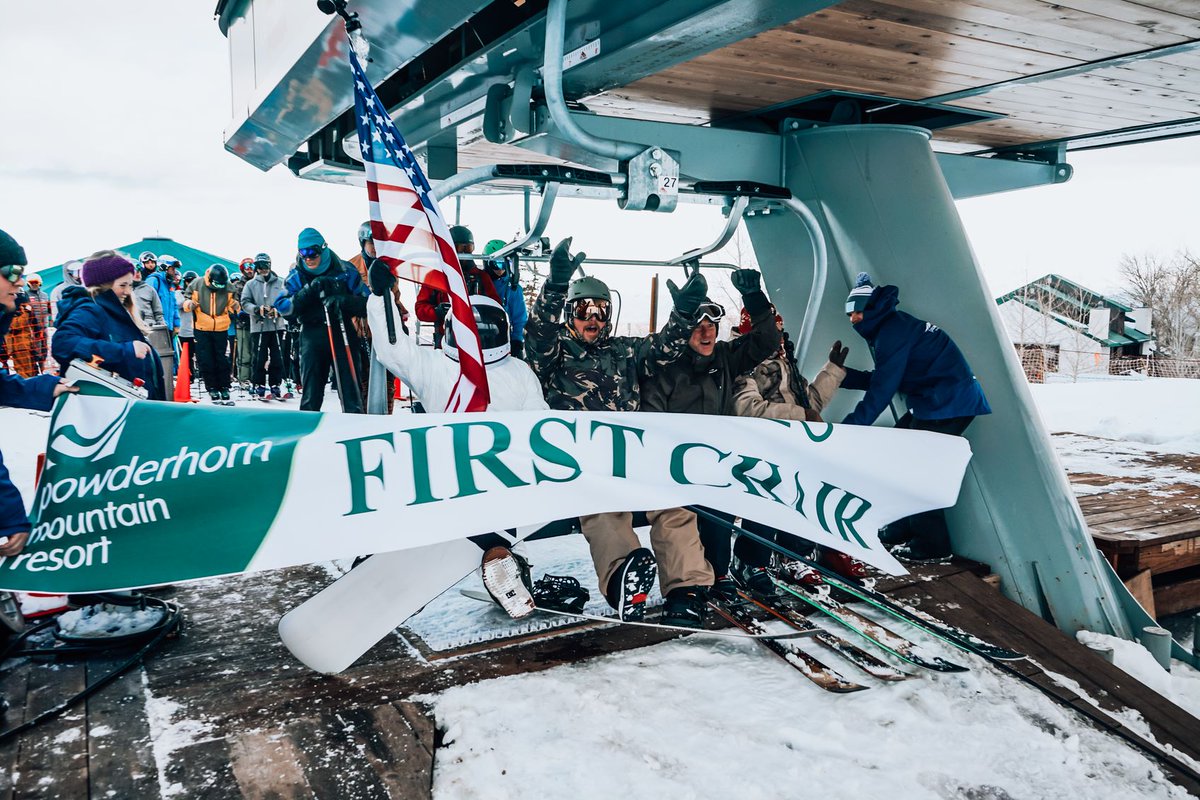 ColoradoSkiUSA's tweet image. Happy OPENING DAY, @SkiPowderhorn!! 

What a lucky Friday the 13th to have fresh snow line up with an awesome powder weekend! 

#ColoradoIsOpen #Powderhorn #SkiPowderhorn #SkiCountry #AMountainForEveryone #OpeningDay