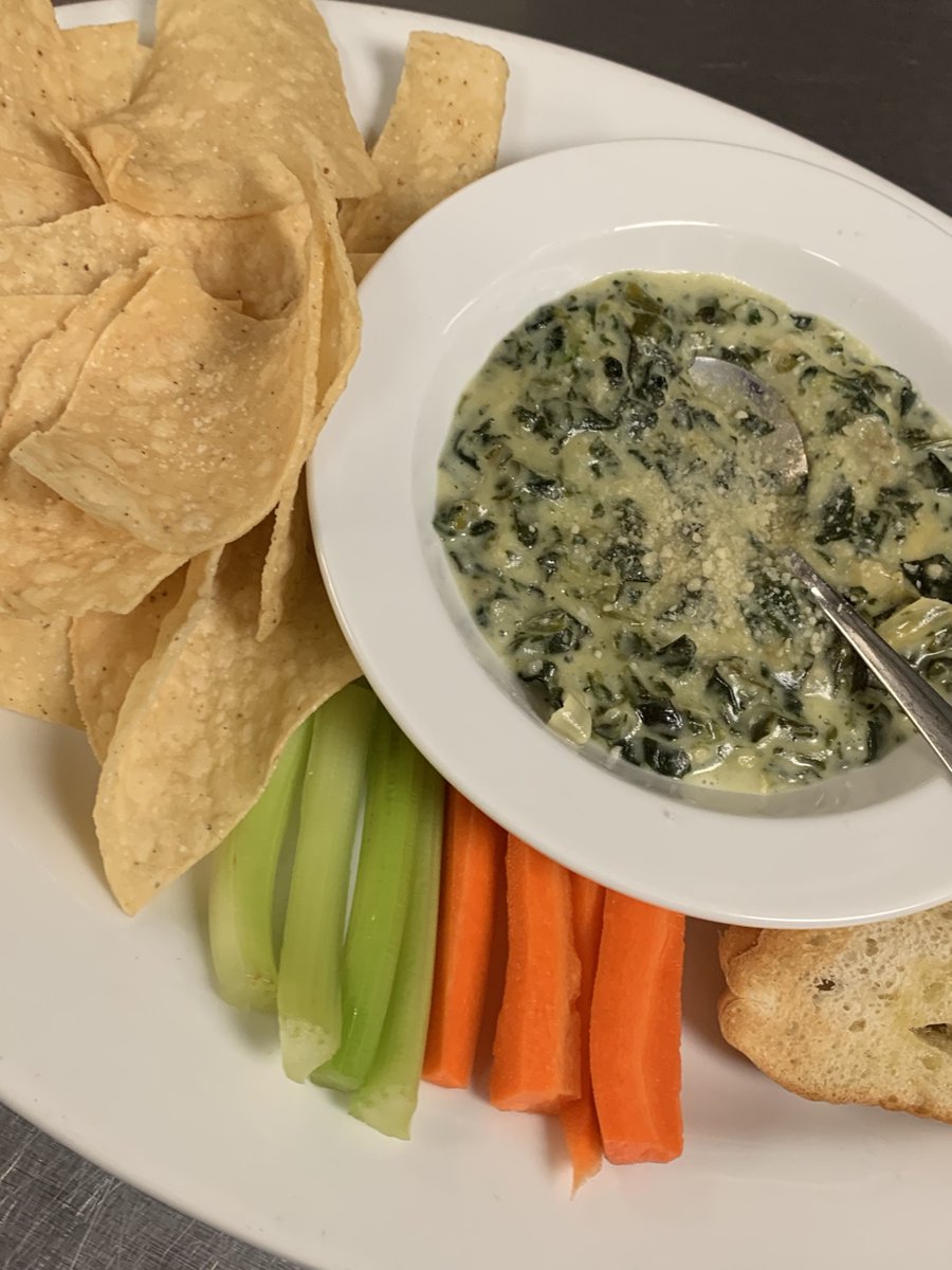ThatchPompton's tweet photo. Enjoy a classic favorite this weekend... Spinach &amp; Artichoke dip https://t.co/67MUEPzx2z