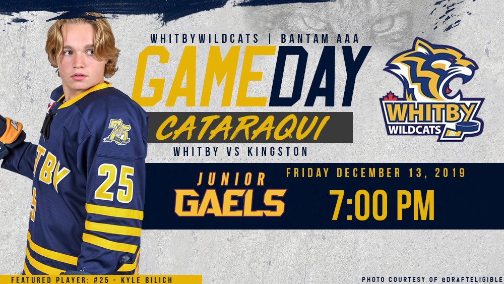 Whitby2005AAA's tweet image. It’s #Gameday

The @Whitby2005AAA boys are on the bus and headed east for our first meeting with Kingston.

Today’s featured player is #25 Kyle Bilich.
Player photos provided by @Draft_Eligible.

#ALLIN  #Burntheboats