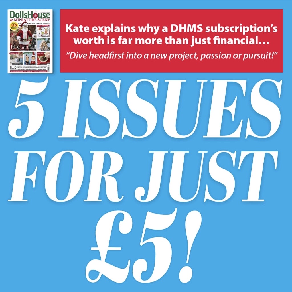 To celebrate the holidays, we are giving away 5 issues of @DHMSmagazine at a stellar rate! 📰 Get your copies at dhmsmag.uk/WORTHIT today & see what you can create in #miniature tomorrow...