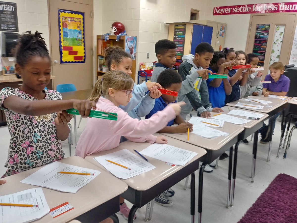 Exploring force and distance (and having fun) in third grade. Science rocks!