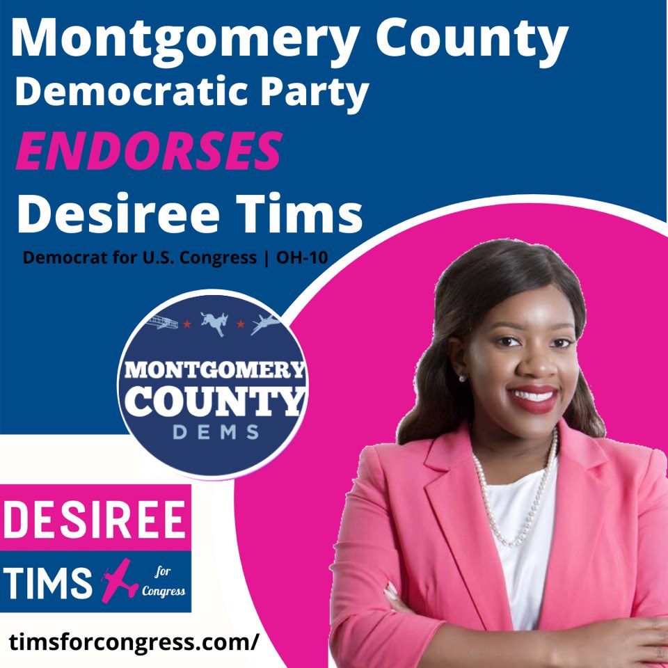 TimsDesiree's tweet photo. I am so excited about this endorsement! Just a hometown girl trying to change the direction of our country. #OH10 #TimsForCongress https://t.co/g7ooQ3DWB7