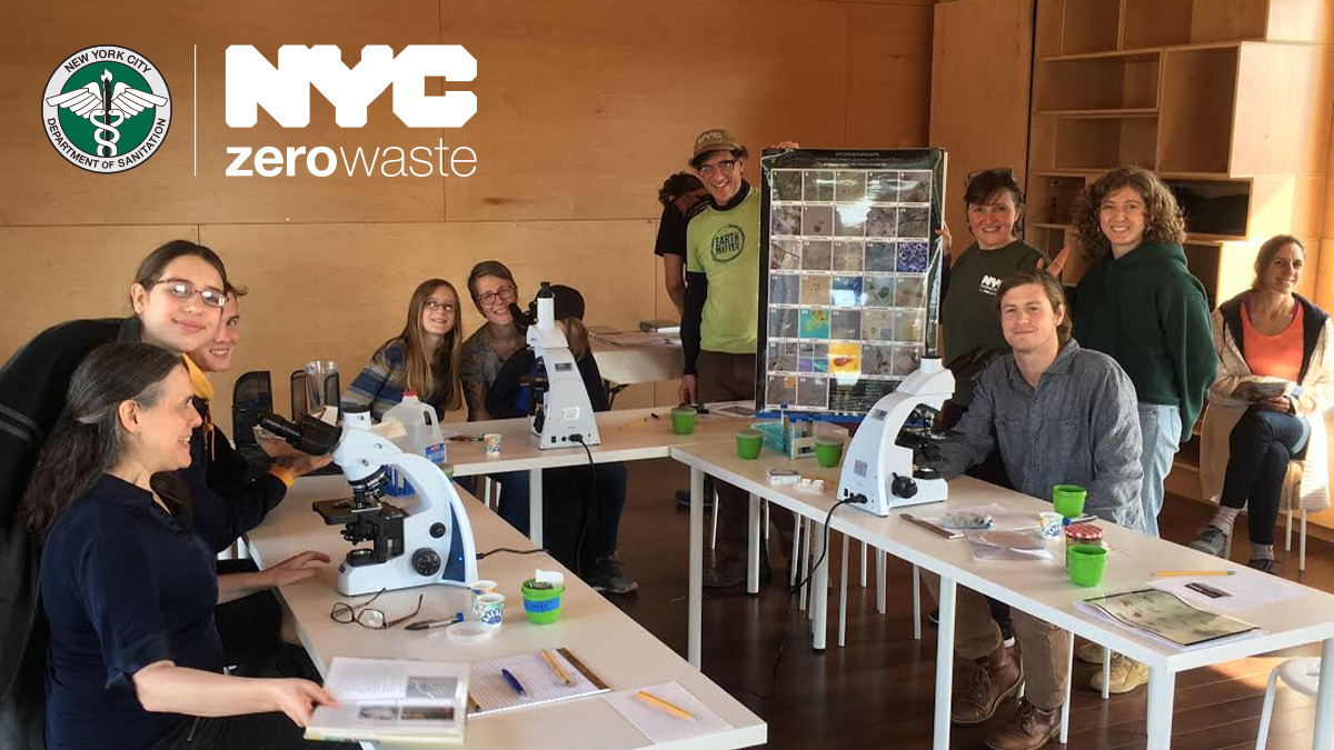NYCzerowaste's tweet photo. Discover compost biology under the microscope with the NYC #CompostProject Hosted by @lesecologyctr and @BioBus tomorrow (12/14) from 12pm to 3pm. Activities are on-going and can be enjoyed at your own pace. Learn more: https://t.co/kf1QIkezqz
#nyczerowaste #makecompost https://t.co/xpF6XnEAAf