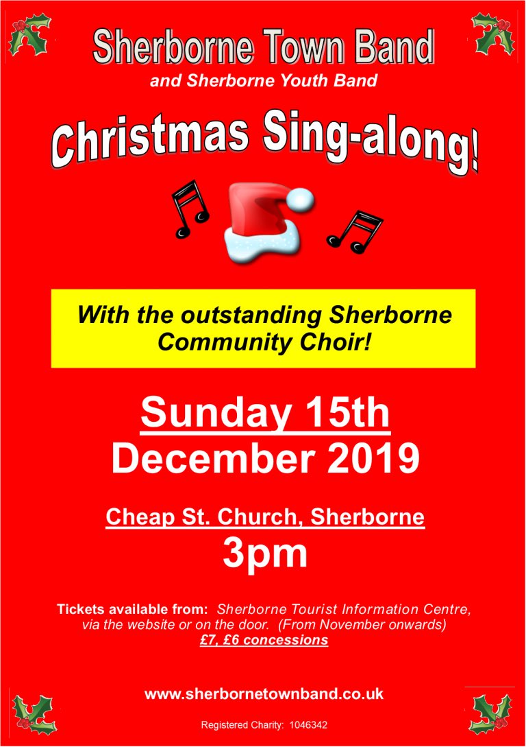 Come join us for our fantastic annual sing a long with the amazing Sherborne Community Choir and Sherborne Youth Band. Festive cheer, great music and a beautiful setting. See you there!