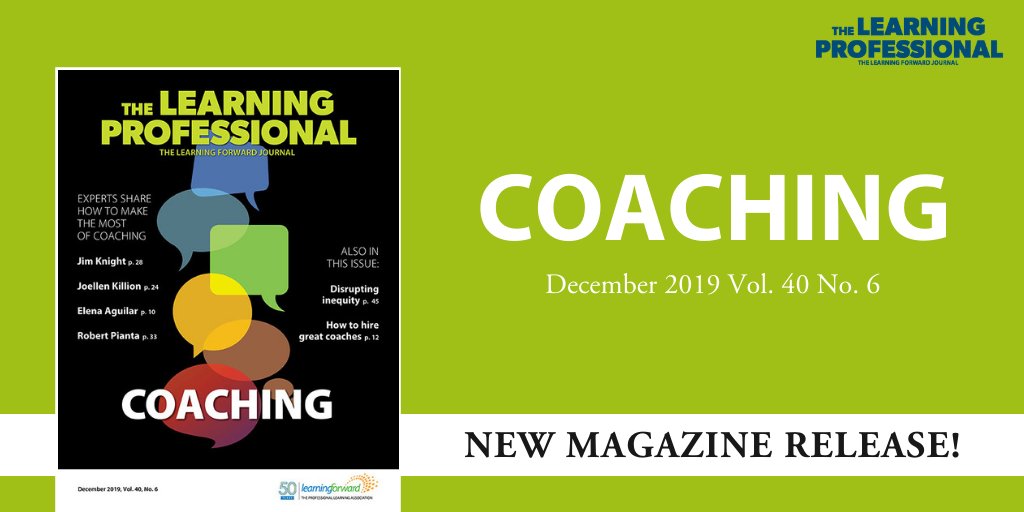 LearningForward's tweet photo. The December issue of #LearnFwdTLP is here! 

Enjoy online exclusives and articles from experts like @jimknight99 @brightmorningtm @jpkillion @bobpianta @cathytoll &amp; @dgborders12. Download now: https://t.co/Ib0Ocnh1kH https://t.co/bAHO9iJgUj