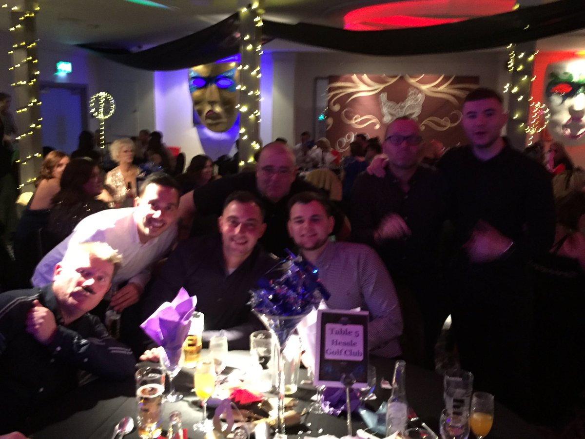 Team <a href="/hesslegolfclub/">Hessle Golf Club</a> Christmas Party tonight <a href="/mercurehull/">Mercure Hull</a> for the masquerade ball 🎄🍻🥂 🎉

Thanks Team for all the great work over the year 👏👏👏

<a href="/hesslegolfpros/">Hessle GC Pro Shop</a> 🏌️
<a href="/hesslegolfclub_/">Greenkeepers</a>  ⛳️
<a href="/_hesslegolfclub/">The Raywell Grill</a> 🍽🍻