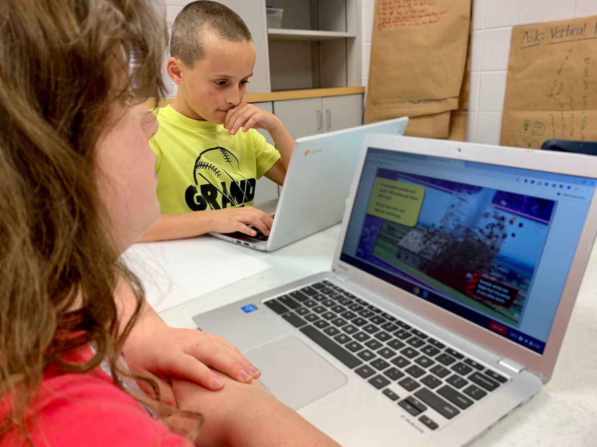 aprilpc's tweet photo. These STREAM career students are researching answers to their questions about meteorology using @EpicKidsBooks, YouTube to watch launching a satellite into space, reading articles, and viewing interesting images. #DLPCoaching #PaineLearns @GoogleForEdu https://t.co/KZmHiEcBPW