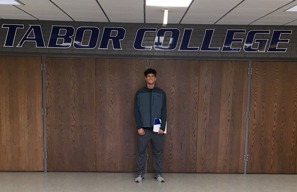 CysonMathis's tweet image. I’m incredibly blessed to receive my 2nd offer from @TaborCollege. Thanks to all the coaches especially Coach Ratzlaff and Coach Carter for having me on campus for a visit. Go Bluejays!