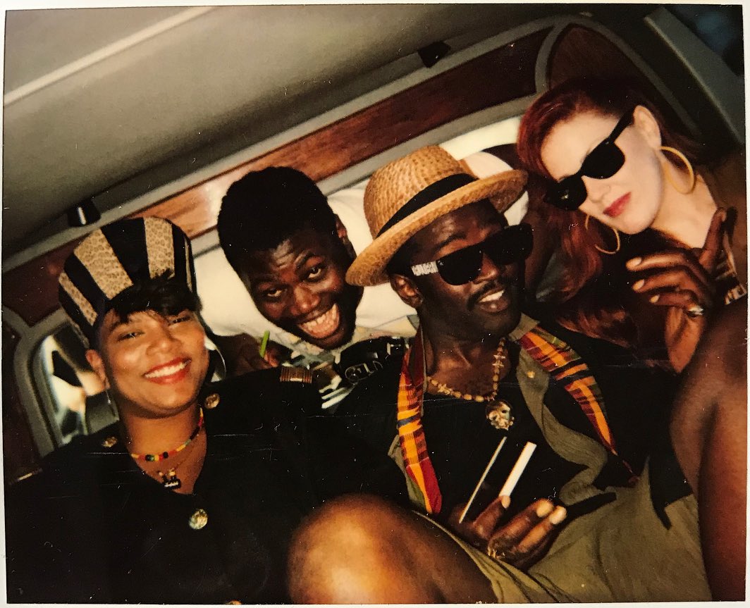 #flashbackfriday to all of us in the limo on the way to shoot an episode of Yo! MTV Raps 🎤 #hiphop #mtv #fab5freddy