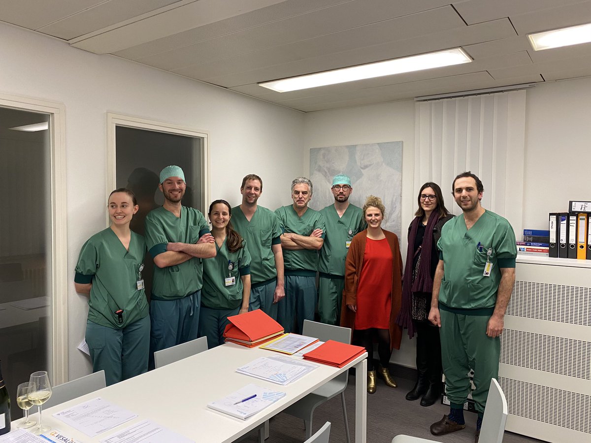 The colorectal team of <a href="/UZLeuven/">UZ Leuven</a> says goodbye to our visitors Ann-Sophie &amp; Wendy who were with us for their <a href="/rbss_be/">RBSS</a> <a href="/bast/">Bastien</a> Colorectal tour. We hope they enjoyed their stay and wish them all the best! #colorectalsurgery #surgicaltraining #womeninsurgery