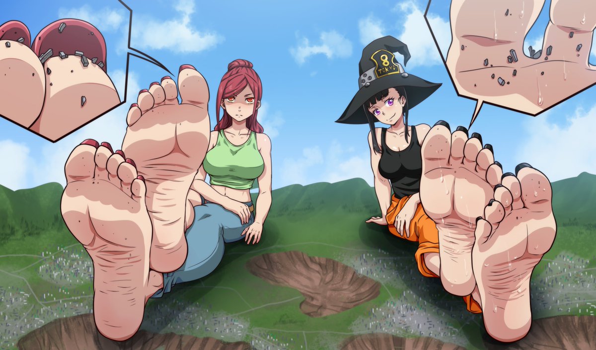 Lisa and Maki enlarged so incredibly huge that they can put out an army of ...