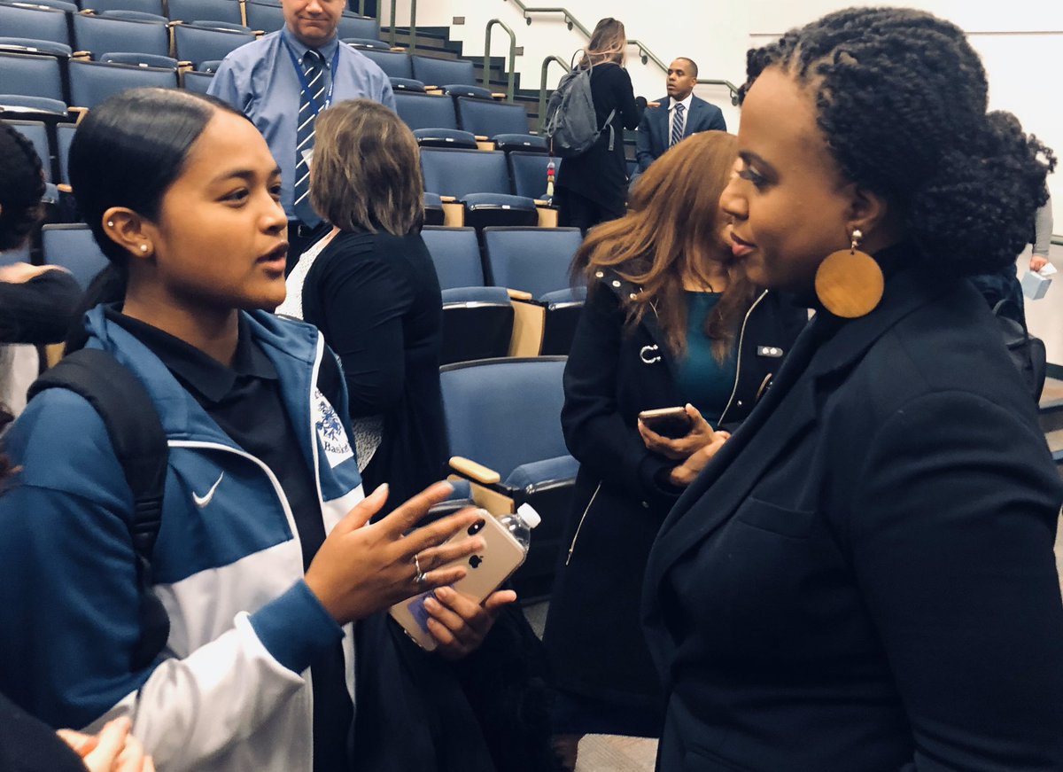 LPS_Education's tweet photo. Big thanks to Congresswomen @LoriTrahanMA and @AyannaPressley for today’s thoughtful, energized, inspiring conversation with our amazing students at Lawrence High, and to @Juana_B_Matias for an expert job guiding discussion https://t.co/8sN7EZ9z84