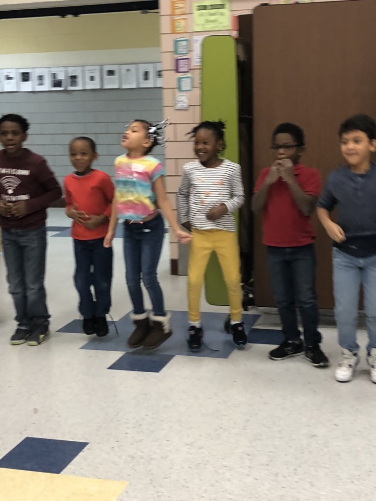 MsFreidman's tweet photo. A great 2nd orange hallway morning meeting #chdreambuilders #simonsays #fun @ms_mcghee1 @MaureenCarey16 https://t.co/CkcFitrzd7