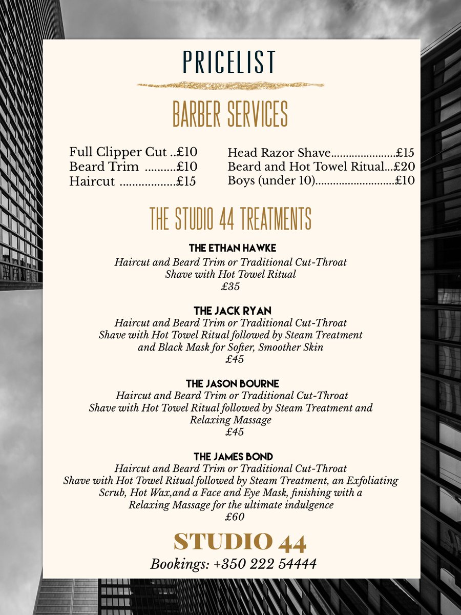 Studio_44_Club's tweet photo. Walk into our Barber’s shop and treat yourself... or take a voucher as an Xmas treat for the James Bond in your life. 

NO APPOINTMENTS NECESSARY THIS WEEK! https://t.co/Hafle7yg2x